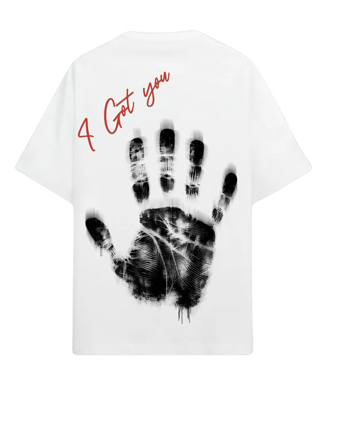 " UNSEEN SUPPORT" WHITE T-SHIRT