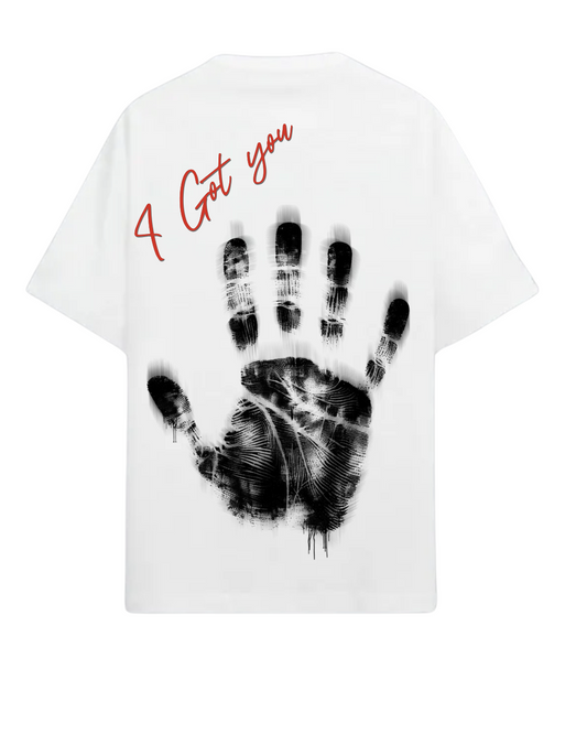" UNSEEN SUPPORT" WHITE T-SHIRT